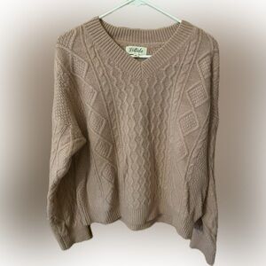 Listicle Cozy Pink Sweater